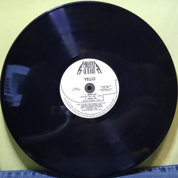 Yello Jungle Bill 1992 12 in single maxi mixes Gold stamp Promo Vinyl record - Picture 4 of 5